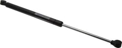 Value Collection - 0.32" Rod Diam, 0.75" Tube Diam, 120 Lb Capacity, Fixed Force Gas Spring - 17" Extended Length, 6" Stroke Length, Plastic Ball Socket, Black Nitride Piston - Industrial Tool & Supply