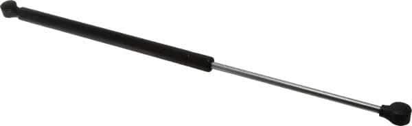 Value Collection - 0.32" Rod Diam, 0.75" Tube Diam, 20 Lb Capacity, Fixed Force Gas Spring - 19.63" Extended Length, 7" Stroke Length, Plastic Ball Socket, Black Nitride Piston - Industrial Tool & Supply