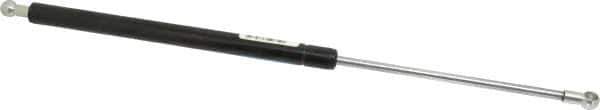 Value Collection - 0.32" Rod Diam, 0.75" Tube Diam, 20 Lb Capacity, Fixed Force Gas Spring - 19.63" Extended Length, 7" Stroke Length, Metal Socket, Black Nitride Piston - Industrial Tool & Supply