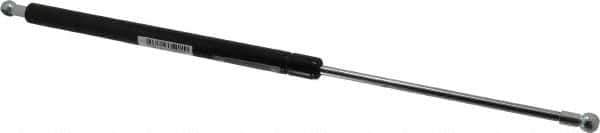 Value Collection - 0.32" Rod Diam, 0.75" Tube Diam, 120 Lb Capacity, Fixed Force Gas Spring - 19.63" Extended Length, 7" Stroke Length, Metal Socket, Black Nitride Piston - Industrial Tool & Supply