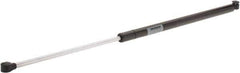 Value Collection - 0.39" Rod Diam, 0.87" Tube Diam, 100 Lb Capacity, Fixed Force Gas Spring - 27.8" Extended Length, 10" Stroke Length, Plastic Ball Socket, Black Nitride Piston - Industrial Tool & Supply