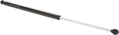 Value Collection - 0.39" Rod Diam, 0.87" Tube Diam, 150 Lb Capacity, Fixed Force Gas Spring - 27.8" Extended Length, 10" Stroke Length, Plastic Ball Socket, Black Nitride Piston - Industrial Tool & Supply