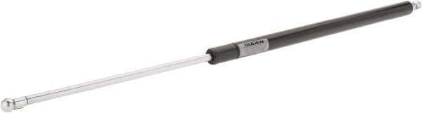 Value Collection - 0.39" Rod Diam, 0.87" Tube Diam, 150 Lb Capacity, Fixed Force Gas Spring - 27.8" Extended Length, 10" Stroke Length, Metal Socket, Black Nitride Piston - Industrial Tool & Supply