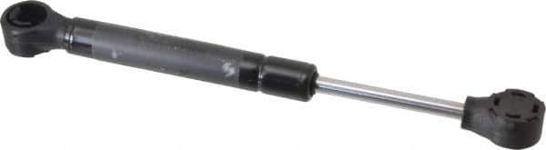 Value Collection - 0.24" Rod Diam, 0.59" Tube Diam, 40 Lb Capacity, Fixed Force Gas Spring - 7.5" Extended Length, 2" Stroke Length, Plastic Ball Socket, Black Nitride Piston - Industrial Tool & Supply