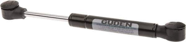 Value Collection - 0.24" Rod Diam, 0.59" Tube Diam, 100 Lb Capacity, Fixed Force Gas Spring - 7.5" Extended Length, 2" Stroke Length, Plastic Ball Socket, Black Nitride Piston - Industrial Tool & Supply