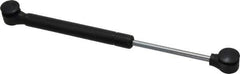 Value Collection - 0.24" Rod Diam, 0.59" Tube Diam, 20 Lb Capacity, Fixed Force Gas Spring - 9.6" Extended Length, 3.15" Stroke Length, Plastic Ball Socket, Black Nitride Piston - Industrial Tool & Supply