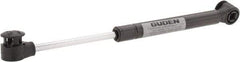 Value Collection - 0.24" Rod Diam, 0.59" Tube Diam, 60 Lb Capacity, Fixed Force Gas Spring - 9.6" Extended Length, 3.15" Stroke Length, Plastic Ball Socket, Black Nitride Piston - Industrial Tool & Supply