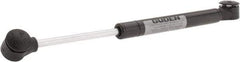 Value Collection - 0.24" Rod Diam, 0.59" Tube Diam, 100 Lb Capacity, Fixed Force Gas Spring - 9.6" Extended Length, 3.15" Stroke Length, Plastic Ball Socket, Black Nitride Piston - Industrial Tool & Supply