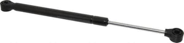 Value Collection - 0.24" Rod Diam, 0.59" Tube Diam, 20 Lb Capacity, Fixed Force Gas Spring - 12" Extended Length, 3.5" Stroke Length, Plastic Ball Socket, Black Nitride Piston - Industrial Tool & Supply