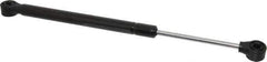 Value Collection - 0.24" Rod Diam, 0.59" Tube Diam, 20 Lb Capacity, Fixed Force Gas Spring - 12" Extended Length, 3.5" Stroke Length, Plastic Ball Socket, Black Nitride Piston - Industrial Tool & Supply