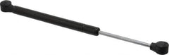 Value Collection - 0.24" Rod Diam, 0.59" Tube Diam, 80 Lb Capacity, Fixed Force Gas Spring - 12" Extended Length, 3.5" Stroke Length, Plastic Ball Socket, Black Nitride Piston - Industrial Tool & Supply
