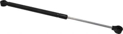 Value Collection - 0.24" Rod Diam, 0.59" Tube Diam, 20 Lb Capacity, Fixed Force Gas Spring - 14.5" Extended Length, 5" Stroke Length, Plastic Ball Socket, Black Nitride Piston - Industrial Tool & Supply