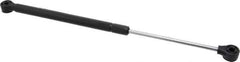 Value Collection - 0.24" Rod Diam, 0.59" Tube Diam, 40 Lb Capacity, Fixed Force Gas Spring - 14.5" Extended Length, 5" Stroke Length, Plastic Ball Socket, Black Nitride Piston - Industrial Tool & Supply