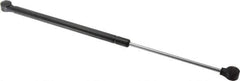 Value Collection - 0.24" Rod Diam, 0.59" Tube Diam, 20 Lb Capacity, Fixed Force Gas Spring - 17.19" Extended Length, 6.18" Stroke Length, Plastic Ball Socket, Black Nitride Piston - Industrial Tool & Supply