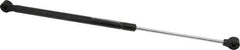 Value Collection - 0.24" Rod Diam, 0.59" Tube Diam, 40 Lb Capacity, Fixed Force Gas Spring - 17.19" Extended Length, 6.18" Stroke Length, Plastic Ball Socket, Black Nitride Piston - Industrial Tool & Supply