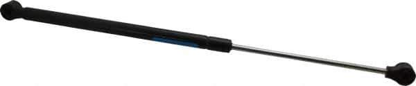 Value Collection - 0.24" Rod Diam, 0.59" Tube Diam, 80 Lb Capacity, Fixed Force Gas Spring - 17.19" Extended Length, 6.18" Stroke Length, Plastic Ball Socket, Black Nitride Piston - Industrial Tool & Supply