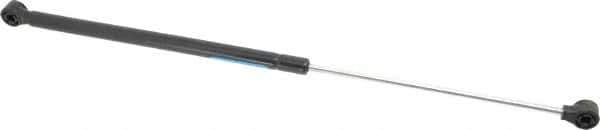 Value Collection - 0.24" Rod Diam, 0.59" Tube Diam, 60 Lb Capacity, Fixed Force Gas Spring - 19.68" Extended Length, 8" Stroke Length, Plastic Ball Socket, Black Nitride Piston - Industrial Tool & Supply