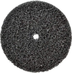 3M - 6" Very Coarse Grade Silicon Carbide Deburring Disc - 1/2" Center Hole, Arbor Connection, Black, 4,000 Max RPM - Industrial Tool & Supply
