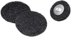 3M - 12" Medium Grade Deburring Disc - 1-1/4" Center Hole, Arbor Connection, Tan, 1,900 Max RPM - Industrial Tool & Supply