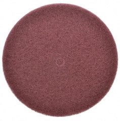3M - 8" Very Fine Grade Aluminum Oxide Deburring Disc - 1/2" Center Hole, Arbor Connection, Maroon, 3,000 Max RPM - Industrial Tool & Supply