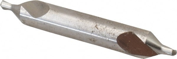 Magafor - #4 Plain Cut 60° Incl Angle High Speed Steel Combo Drill & Countersink - Industrial Tool & Supply