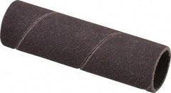 Made in USA - 120 Grit Aluminum Oxide Coated Spiral Band - 1/2" Diam x 2" Wide, Fine Grade - Industrial Tool & Supply