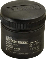 Eaton Cutler-Hammer - Incandescent Lamp, Flashing and Steady, Stackable Tower Light Base Unit - 24 VAC/VDC, IP65 Ingress Rating, 4, 13, 4X NEMA Rated, Base Mount - Industrial Tool & Supply