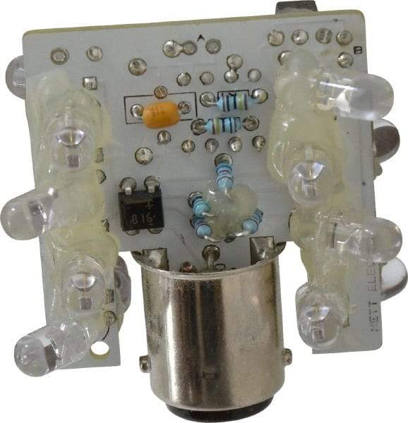 Eaton Cutler-Hammer - LED Lamp, Green, Steady, Stackable Tower Light Module - 24 VAC/VDC, 59 Milliamp, IP65 Ingress Rating, 4, 13, 4X NEMA Rated, Base Mount - Industrial Tool & Supply