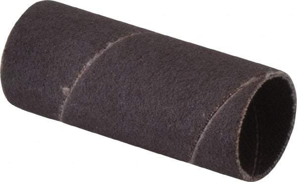 Made in USA - 120 Grit Aluminum Oxide Coated Spiral Band - 3/4" Diam x 2" Wide, Fine Grade - Industrial Tool & Supply