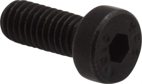 Value Collection - M4x0.70 Metric Coarse Hex Socket Drive, Low Socket Cap Screw - Grade 10.9 Alloy Steel, Black Oxide Finish, Fully Threaded, 10mm Length Under Head - Industrial Tool & Supply