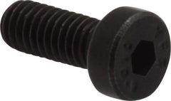 Value Collection - M4x0.70 Metric Coarse Hex Socket Drive, Low Socket Cap Screw - Grade 10.9 Alloy Steel, Black Oxide Finish, Fully Threaded, 10mm Length Under Head - Industrial Tool & Supply