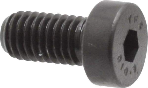 Value Collection - M5x0.80 Metric Coarse Hex Socket Drive, Low Socket Cap Screw - Grade 10.9 Alloy Steel, Black Oxide Finish, Fully Threaded, 10mm Length Under Head - Industrial Tool & Supply