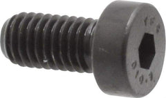 Value Collection - M5x0.80 Metric Coarse Hex Socket Drive, Low Socket Cap Screw - Grade 10.9 Alloy Steel, Black Oxide Finish, Fully Threaded, 10mm Length Under Head - Industrial Tool & Supply