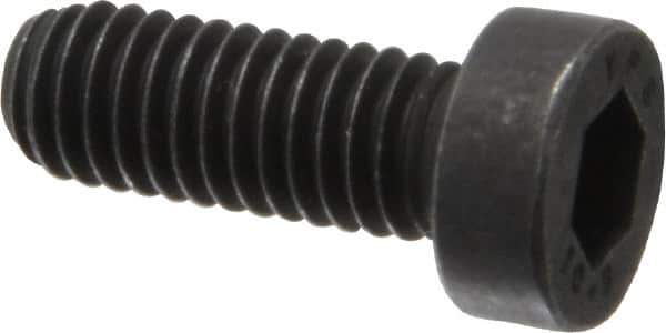 Value Collection - M6x1.00 Metric Coarse Hex Socket Drive, Low Socket Cap Screw - Grade 10.9 Alloy Steel, Black Oxide Finish, Fully Threaded, 16mm Length Under Head - Industrial Tool & Supply