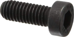 Value Collection - M6x1.00 Metric Coarse Hex Socket Drive, Low Socket Cap Screw - Grade 10.9 Alloy Steel, Black Oxide Finish, Fully Threaded, 16mm Length Under Head - Industrial Tool & Supply