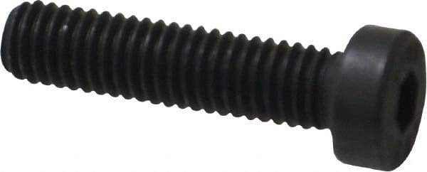 Value Collection - M6x1.00 Metric Coarse Hex Socket Drive, Low Socket Cap Screw - Grade 10.9 Alloy Steel, Black Oxide Finish, Fully Threaded, 25mm Length Under Head - Industrial Tool & Supply