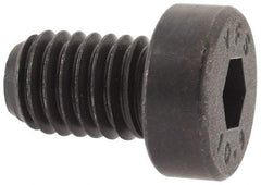 Value Collection - M8x1.25 Metric Coarse Hex Socket Drive, Low Socket Cap Screw - Grade 10.9 Alloy Steel, Black Oxide Finish, Fully Threaded, 12mm Length Under Head - Industrial Tool & Supply
