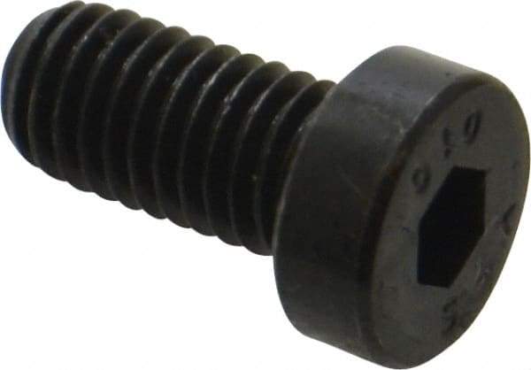 Value Collection - M8x1.25 Metric Coarse Hex Socket Drive, Low Socket Cap Screw - Grade 10.9 Alloy Steel, Black Oxide Finish, Fully Threaded, 16mm Length Under Head - Industrial Tool & Supply