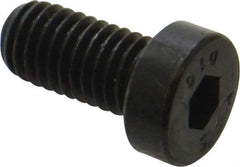 Value Collection - M8x1.25 Metric Coarse Hex Socket Drive, Low Socket Cap Screw - Grade 10.9 Alloy Steel, Black Oxide Finish, Fully Threaded, 16mm Length Under Head - Industrial Tool & Supply