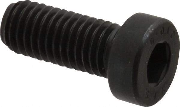 Value Collection - M10x1.50 Metric Coarse Hex Socket Drive, Low Socket Cap Screw - Grade 10.9 Alloy Steel, Black Oxide Finish, Fully Threaded, 25mm Length Under Head - Industrial Tool & Supply