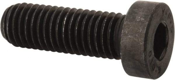 Value Collection - M10x1.50 Metric Coarse Hex Socket Drive, Low Socket Cap Screw - Grade 10.9 Alloy Steel, Black Oxide Finish, Fully Threaded, 30mm Length Under Head - Industrial Tool & Supply