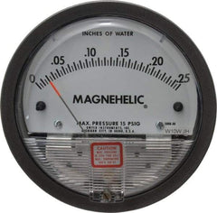 Dwyer - 15 Max psi, 4% Accuracy, NPT Thread Air Filter Kit - 1/8 Inch Thread, 1/4 Inch Water Column, 140°F Max - Industrial Tool & Supply