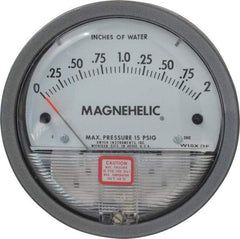 Dwyer - 15 Max psi, 2% Accuracy, NPT Thread Air Filter Kit - 1/8 Inch Thread, 2 Inch Water Column, 140°F Max - Industrial Tool & Supply