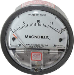 Dwyer - 15 Max psi, 2% Accuracy, NPT Thread Air Filter Kit - 1/8 Inch Thread, 20 Inch Water Column, 140°F Max - Industrial Tool & Supply