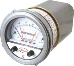 Dwyer - 25 Max psi, 2% Accuracy, NPT Thread Photohelic Pressure Switch - 1/8 Inch Thread, 1 Inch Water Column, 120°F Max - Industrial Tool & Supply