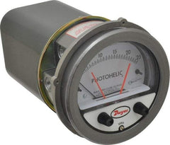 Dwyer - 25 Max psi, 2% Accuracy, NPT Thread Photohelic Pressure Switch - 1/8 Inch Thread, 25 Inch Water Column, 120°F Max - Industrial Tool & Supply