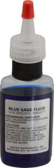 Dwyer - 3% Accuracy, Blue Gauge Oil - 140°F Max - Industrial Tool & Supply