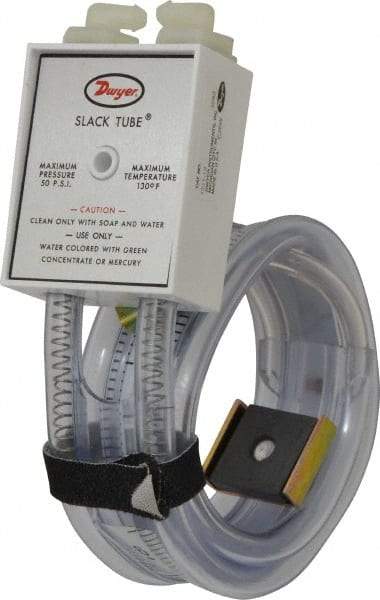 Dwyer - 50 Max psi, Slack Tube Manometer - -6 to 6 Inch Water Column, 130°F Max - Industrial Tool & Supply