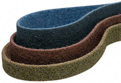 Superior Abrasives - 4" Wide x 132" OAL, Aluminum Oxide Abrasive Belt - Aluminum Oxide, Medium, Nonwoven - Industrial Tool & Supply