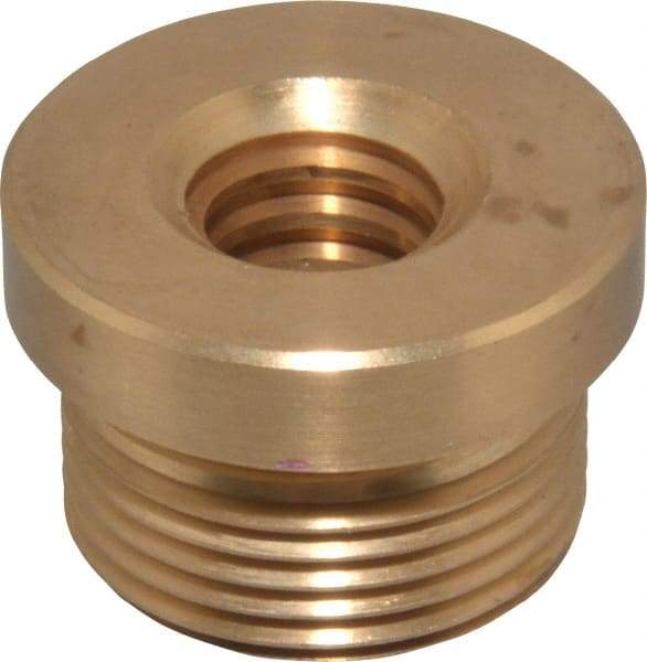 Keystone Threaded Products - 1.12" Long, 3/4" High, 1/2" Thread Length, Bronze, Right Hand, Round, Precision Acme Nut - 0.937-16 Thread Size, 2C Class of Fit - Industrial Tool & Supply